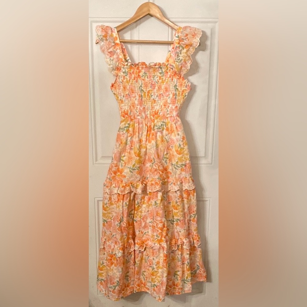 Haute Hippie Floral Maxi Dress